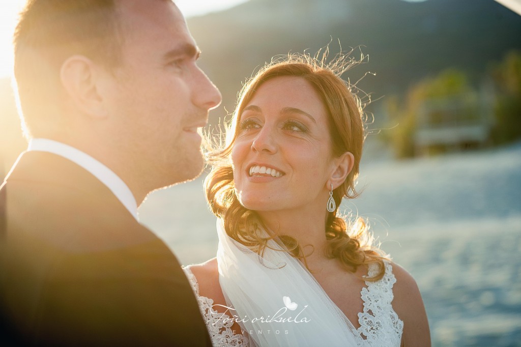 La novia, en la ceremonia civil